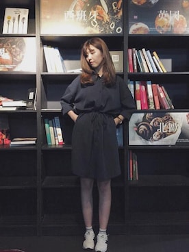 「mooncat（mooncat）のアイテム」を使った、MOONCATさん（レディース・165cm）の春コーディネート