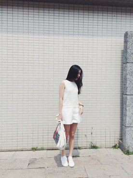 「mooncat（mooncat）のアイテム」を使った、MOONCATさん（レディース・166cm）の春コーディネート