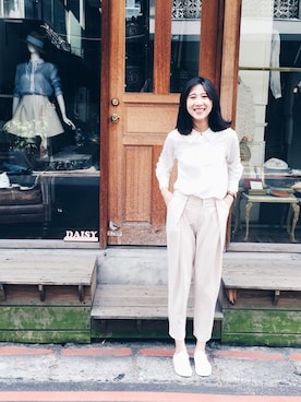 「mooncat（mooncat）のアイテム」を使った、MOONCATさん（レディース・168cm）の春コーディネート