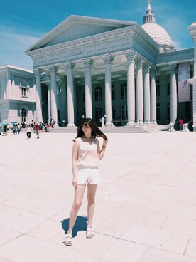 「mooncat（mooncat）のアイテム」を使った、MOONCATさん（レディース・166cm）の春コーディネート