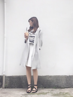 「mooncat（mooncat）のアイテム」を使った、MOONCATさん（レディース・166cm）の春コーディネート