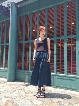 「mooncat（mooncat）のアイテム」を使った、MOONCATさん（レディース・160cm）の春コーディネート