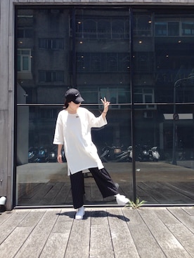 「mooncat（mooncat）のアイテム」を使った、MOONCATさん（レディース・160cm）の夏コーディネート