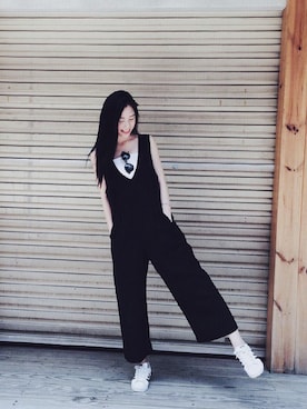 「mooncat（mooncat）のアイテム」を使った、MOONCATさん（レディース・164cm）の夏コーディネート