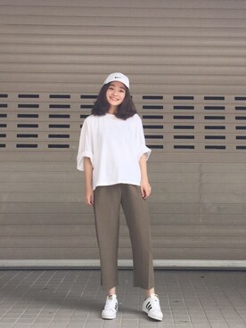 「mooncat（mooncat）のアイテム」を使った、MOONCATさん（レディース・156cm）の夏コーディネート