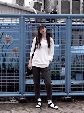 「mooncat（mooncat）のアイテム」を使った、MOONCATさん（レディース・164cm）の秋コーディネート