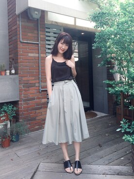 「アイテム（スカート、その他）」を使った、MOONCATさん（レディース・160cm）の秋コーディネート