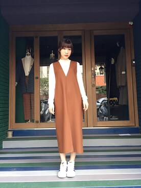 「mooncat（mooncat）のアイテム」を使った、MOONCATさん（レディース・160cm）の秋コーディネート