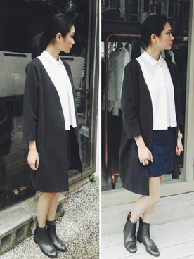 「mooncat（mooncat）のアイテム」を使った、MOONCATさん（レディース・172cm）の秋コーディネート