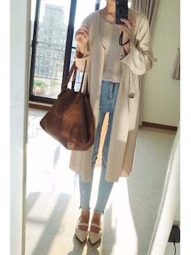 「mooncat（mooncat）のアイテム」を使った、MOONCATさん（レディース・163cm）の冬コーディネート