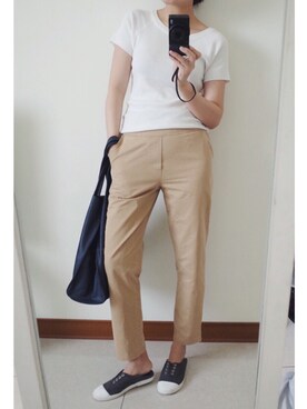 「mooncat（mooncat）のアイテム」を使った、MOONCATさん（レディース・163cm）の春コーディネート