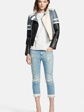 「OXYGEN（オキシゲン）のアイテム」を使った、Nordstromさん（レディース・153cm）の春コーディネート