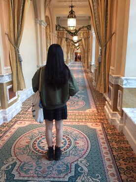 「ハイネックトップス」｜ヒヨリさん（レディース・163cm）の秋コーディネート