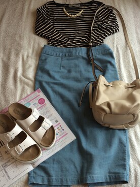 Mariko Asaiさん(レディース・162cm)の夏コーディネート