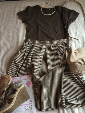 Mariko Asaiさん(レディース・162cm)の夏コーディネート