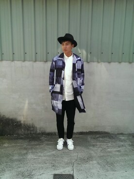 「NEXHYPE（ネックスハイプ）のアイテム」を使った、ATさん（メンズ・175cm）の冬コーディネート