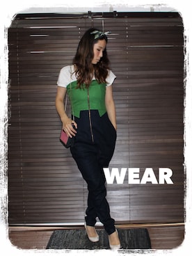 「Yuge（ユージュ）のアイテム」を使った、yuniさん（レディース・155cm）の夏コーディネート