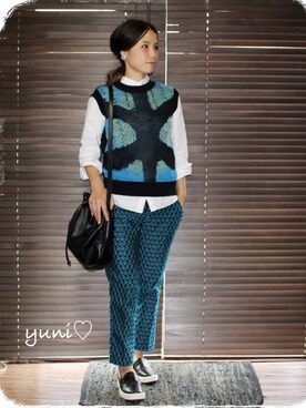 「SWATi（スワティ）のアイテム」を使った、yuniさん（レディース・155cm）の秋コーディネート