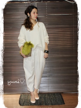 「SWATi（スワティ）のアイテム」を使った、yuniさん（レディース・155cm）の冬コーディネート