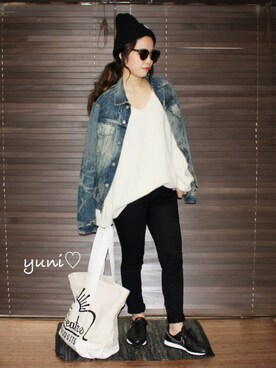 yuniさん（レディース・155cm）の春コーディネート
