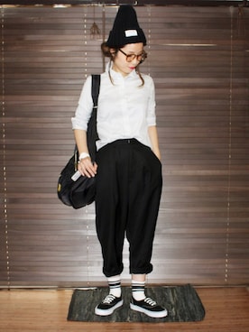 「SMADDY（スマディー）のアイテム」を使った、yuniさん（レディース・155cm）の夏コーディネート