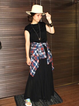 yuniさん（レディース・155cm）の夏コーディネート