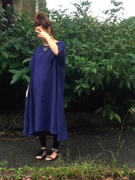 「TATRAS CONCEPT STORE（タトラスコンセプトストア）のアイテム（サンダル）」を使った、yuniさん（レディース・155cm）の秋コーディネート
