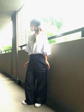 「squady（スカディー）のアイテム」を使った、m.mさん（レディース・158cm）の夏コーディネート