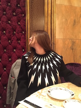 「NEIL BARRETT（ニールバレット）のアイテム（パーカー）」を使った、opopop さん（レディース・170cm）の冬コーディネート