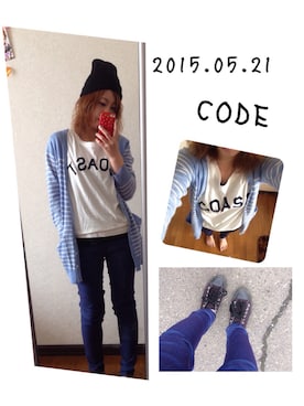 「in this life（インディスライフ）のアイテム」を使った、miiiyさん（レディース・152cm）の春コーディネート