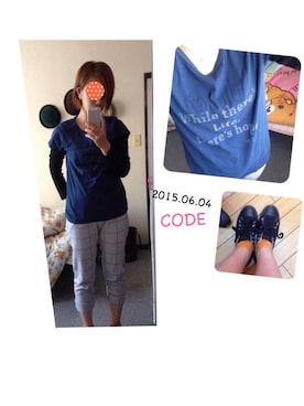 「BLUE WAY（ブルーウェイ）のアイテム」を使った、miiiyさん（レディース・152cm）の夏コーディネート
