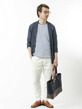 「URBAN RESEARCH（アーバンリサーチ）のアイテム（その他シューズ）」を使った、yukihigashiuraさん（メンズ・172cm）の春コーディネート