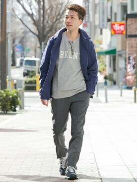 「URBAN RESEARCH（アーバンリサーチ）のアイテム（カバーオール）」を使った、yukihigashiuraさん（メンズ・172cm）の冬コーディネート