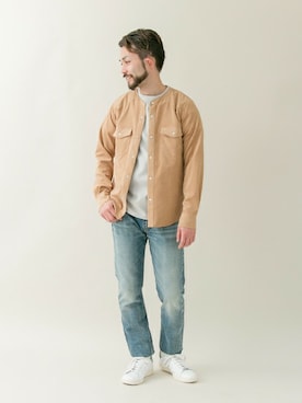 「URBAN RESEARCH（アーバンリサーチ）のアイテム（スニーカー）」を使った、yukihigashiuraさん（メンズ・172cm）の春コーディネート