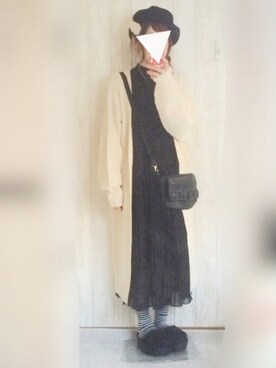 「ベレー帽推奨委員会」｜KORO☺︎さん（レディース・152cm）の秋コーディネート