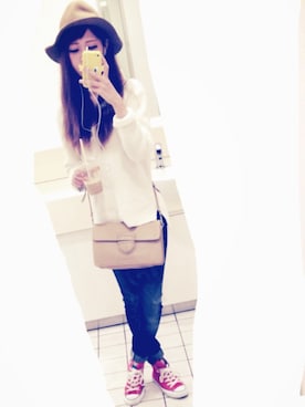 「Whim Gazette（ウィムガゼット）のアイテム」を使った、anderさん（メンズ・158cm）の秋コーディネート