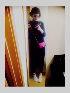 「SLY（スライ）のアイテム（その他）」を使った、みなみさん（レディース・165cm）の冬コーディネート