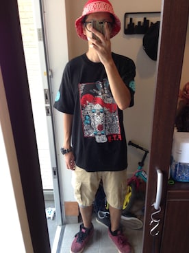 「SWAGGER（スワッガー）のアイテム（チノパンツ）」を使った、FULLMoon1212!さん（メンズ・173cm）の夏コーディネート