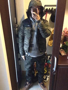 「Back Channel（バックチャンネル）のアイテム（ジャケット/アウター）」を使った、FULLMoon1212!さん（メンズ・183cm）の春コーディネート