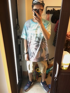 「SWAGGER（スワッガー）のアイテム（チノパンツ）」を使った、FULLMoon1212!さん（メンズ・183cm）の春コーディネート