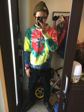 「SILLY GOOD（シリーグッド）のアイテム」を使った、FULLMoon1212!さん（メンズ・183cm）の秋コーディネート