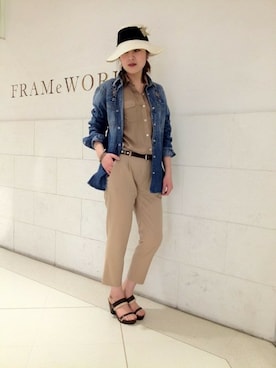 FRAMeWORK 新宿ルミネ　staff2さんのコーディネート