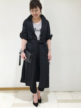 FRAMeWORK 新宿ルミネ staff2さん(レディース・160cm)の春コーディネート