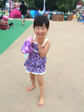 「豊島園」｜あんちゃん☆ちぃこ♡さん（キッズ・110cm）の夏コーディネート
