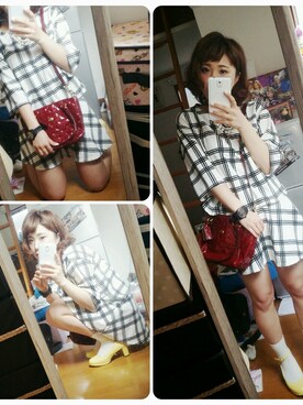 「さしいろ」｜「アイテム（アナログ腕時計）」を使った、か な え さん（レディース・148cm）の夏コーディネート