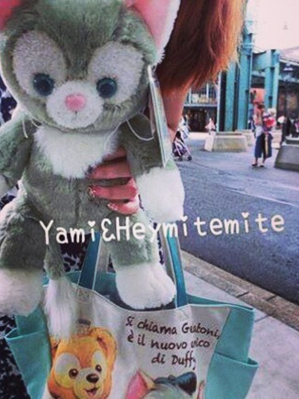 「disney、Duffy、Duffybear」｜「DisneyのDisney（おもちゃ、ブルー系）」を使った、Yami miteさん（レディース・50cm）の夏コーディネートの1枚目の写真