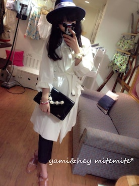 「black and white」｜Yami miteさん（レディース・168cm）の春コーディネート