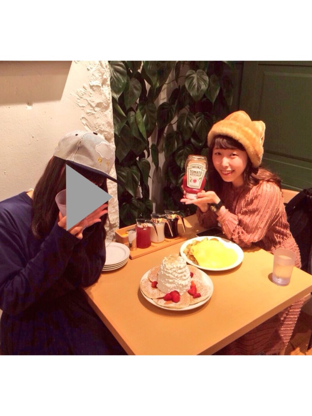 「パンケーキ、原宿、古着、i nou」｜「古着のピンクワンピース（ワンピース、ピンク系）」を使った、さちこさん（レディース・152cm）の秋コーディネートの1枚目の写真