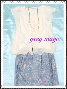 「GRAY MAGIC（グレイマジック）のアイテム」を使った、nanako.tさん（レディース・150cm）の冬コーディネート