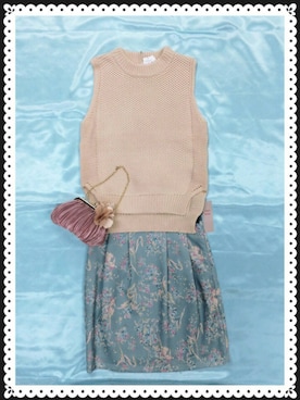 「GRAY MAGIC（グレイマジック）のアイテム」を使った、nanako.tさん（レディース・150cm）の春コーディネート